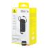 Baseus QPow2 10000mAh Digital Display Fast Charge Power Bank 30W With Built-in Dual Type-C Cable - Black